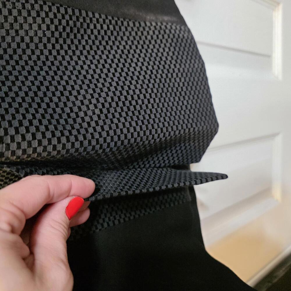 Mary Kay Black Textured Panel Cap Sleeve Dress Size 16R - Picture 9 of 9